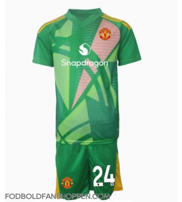 Manchester United Andre Onana #24 Målmand Tredjetrøje Børn 2024-25 Kortærmet (+ Korte bukser)